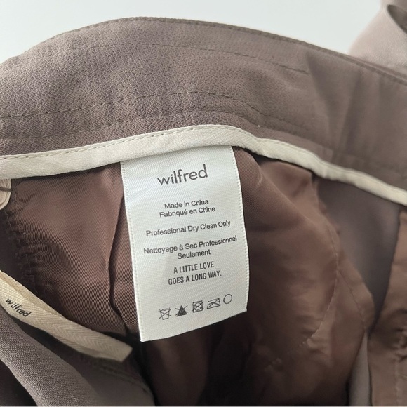 Wilfred | Allant Pants Brown Size 2 Aritzia - Picture 7 of 8